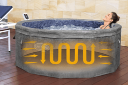 Opblaasbare bubbelbaden Lay-Z Spa Lay-Z-Spa Carrara Energy-Efficient Smart AirJet Spa met App Bediening 4-6 Personen Bestway 5