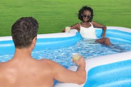 Opblaasbare spullen voor kinderen Bestway Sunsational Opblaasbaar Familiezwembad 3,05 m x 2,74 m x 46 cm Bestway 5