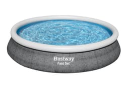 Bovengronds zwembad Fast Set bovengrondse opblaasbare ronde set van 457x84 cm Bestway 1