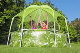 Opblaasbare spullen voor kinderen Bestway Splash-in-Shade Rond Bovengronds Zwembad met UV Careful Zonnescherm Bestway 7