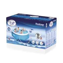 Bovengronds zwembad Bestway Fast Set set met rond opblaaszwembad 2,44 m x 66 cm Bestway 6