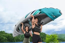 SUP en kajak Rapid Elite opblaasbare kayak van 312x98 cm, voor 2 personen Bestway 6