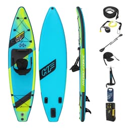 SUP en kajak Hydro-Force Aqua Escape Omvormbare Opblaasbare Stand-Up Paddleboard en Kayak Set 3,5 m Bestway 1