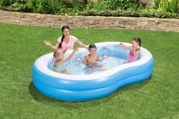 Opblaasbare spullen voor kinderen Bestway Big Lagoon Opblaasbaar Familiezwembad 2,62 m x 1,57 m x 46 cm Bestway 9