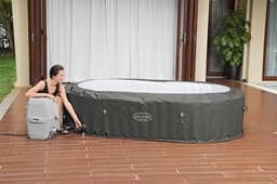 Opblaasbare bubbelbaden Lay-Z Spa Lay-Z-Spa Mauritius AirJet opblaasbare spa 5-7 personen Bestway 7