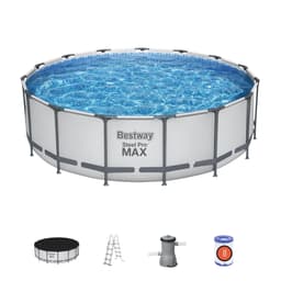 Bovengronds zwembad Steel Pro MAX bovengrondse ronde set van 457x122 cm Bestway 2