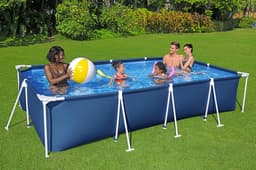Bovengronds zwembad Steel Pro bovengronds rechthoekig zwembad van 400x211x81 cm Bestway 2