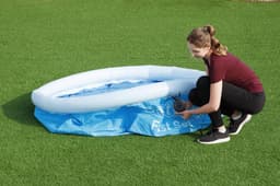 Bovengronds zwembad Fast Set bovengronds rond opblaasbaar zwembad van 183X51 cm Bestway 5