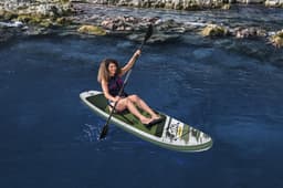 SUP en kajak Hydro-Force Oceana Omvormbare Opblaasbare Stand-Up Paddleboard en Kayak Set 3,05 m Bestway 2