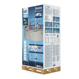 Bovengronds zwembad Bestway Hydrium Bovengronds Zwembad Set met Stalen Wanden 4,57 m x 1,22 m Bestway 4