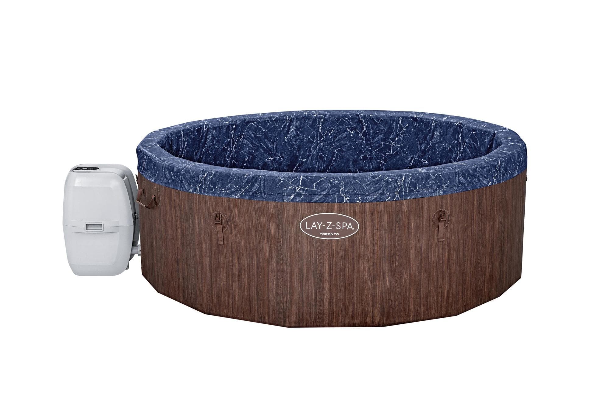 Opblaasbare bubbelbaden Lay-Z Spa Lay-Z-Spa Toronto AirJet Plus opblaasbare spa 5-7 personen Bestway 1