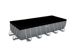 Bovengronds zwembad Power Steel Bovengrondse rechthoekige set van 640x274x132 cm donkergrijs Bestway 5