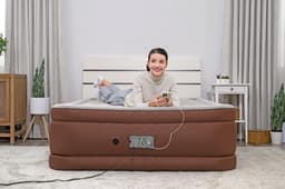 Luchtbed Bestway AlwayzAire Fortech Queen Luchtmatras met Ingebouwde Comfort Choice+ Dubbele Pomp 2,03 m x 1,52 m x 51 cm Bestway 8