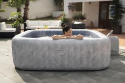 Opblaasbare bubbelbaden Lay-Z Spa Lay-Z-Spa San Francisco Energy-Efficient Smart HydroJet Pro Opblaasbare Spa met App Bediening 5-7 Personen Bestway 7