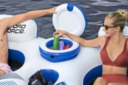 Opblaasbare strandartikelen Hydro Force Rapid Rider Dubbele Rivierband voor 2 personen 2,40 m Bestway 9