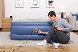 Luchtbed Bestway Tritech Queen Luchtmatras met Ingebouwde AC-Pomp 2,03 m x 1,52 m x 61 cm Bestway 9