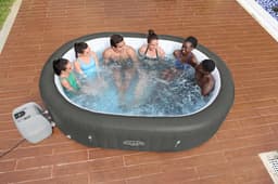 Opblaasbare bubbelbaden Lay-Z Spa Lay-Z-Spa Mauritius AirJet opblaasbare spa 5-7 personen Bestway 4