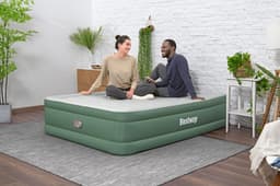 Luchtbed Bestway ToughLite TPU Queen Luchtmatras met Ingebouwde AC Pomp 2,03 m x 1,52 m x 46 cm Bestway 3
