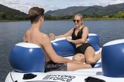 Opblaasbare strandartikelen Hydro Force Lazy Dayz Opblaasbaar Party Eiland voor 4 Personen Bestway 5