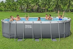 Bovengronds zwembad Bestway Steel Pro MAX Ovaal Bovengrondse Zwembad Set 5,49 m x 2,74 m x 1,22 m Bestway 3