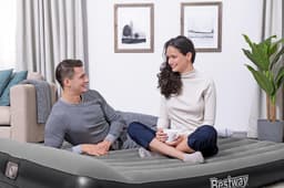Luchtbed Bestway Tritech Queen Luchtmatras met Ingebouwde AC Pomp 2,03 m x 1,52 m x 30 cm Bestway 5