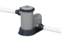 Bovengronds zwembad Power Steel Bovengrondse rechthoekige set van 640x274x132 cm donkergrijs Bestway 8