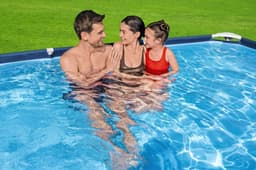 Bovengronds zwembad Steel Pro bovengrondse rechthoekige set van 300x201x66 cm Bestway 3