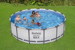 Bovengronds zwembad Steel Pro MAX bovengrondse ronde set van 457x122 cm Bestway 4