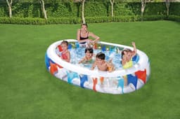 Opblaasbare spullen voor kinderen Bestway Elliptisch Opblaasbaar Familiezwembad 2,29 m Bestway 6