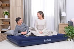 Luchtbed Bestway Junior Blauwe Dubbele Luchtmatras 1.91m x 76cm x 22cm Bestway 2