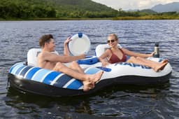 Opblaasbare strandartikelen Hydro Force Rapid Rider Dubbele Rivierband voor 2 personen 2,40 m Bestway 2