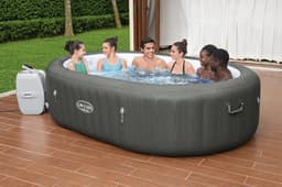Opblaasbare bubbelbaden Lay-Z Spa Lay-Z-Spa Mauritius Smart AirJet Opblaasbare Spa voor 5-7 Personen Bestway 2