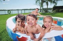 Opblaasbare spullen voor kinderen Bestway Elliptisch Opblaasbaar Familiezwembad 2,29 m Bestway 5