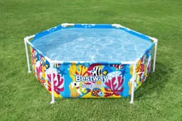 Opblaasbare spullen voor kinderen Bestway Steel Pro UV Careful Splash-in-Shade Rond Bovengronds Zwembad 1,83 m x 51 cm Bestway 4