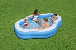 Opblaasbare spullen voor kinderen Bestway Splashview Opblaasbaar Familiezwembad met doorkijkvenster 2.70m x 1.98m x 51cm Bestway 2