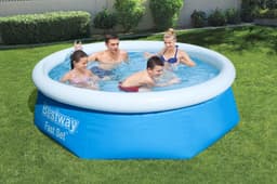 Bovengronds zwembad Bestway Fast Set set met rond opblaaszwembad 2,44 m x 66 cm Bestway 3