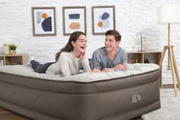 Luchtbed Bestway Fortech Queen Luchtmatras met Duvet Matrasoplegger en Ingebouwde Elektrische Pomp  2,03 m x 1,52 m x 51 cm Bestway 4