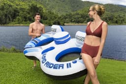 Opblaasbare strandartikelen Hydro Force Rapid Rider Dubbele Rivierband voor 2 personen 2,40 m Bestway 5