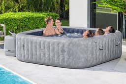 Opblaasbare bubbelbaden Lay-Z Spa Lay-Z-Spa San Francisco Energy-Efficient Smart HydroJet Pro Opblaasbare Spa met App Bediening 5-7 Personen Bestway 2