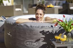 Opblaasbare bubbelbaden Lay-Z Spa Lay-Z-Spa Budapest AirJet opblaasbare spa 4-6 personen Bestway 4