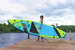 SUP en kajak Hydro-Force Aqua Escape Omvormbare Opblaasbare Stand-Up Paddleboard en Kayak Set 3,5 m Bestway 8