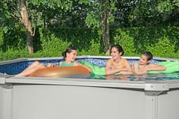Bovengronds zwembad Bestway Hydrium Ronde Bovengrondse Zwembad Set met Stalen Wanden 3,66 m x 1,22 m Bestway 6