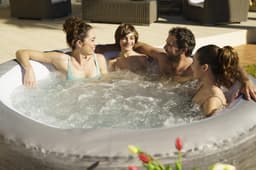 Opblaasbare bubbelbaden Lay-Z Spa Lay-Z-Spa Budapest AirJet opblaasbare spa 4-6 personen Bestway 3