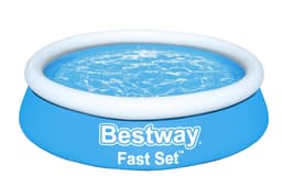 Bovengronds zwembad Fast Set bovengronds rond opblaasbaar zwembad van 183X51 cm Bestway 1