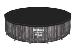 Bovengronds zwembad Steel Pro MAX  bovengrondse ronde set van 427x107 cm donker hout Bestway 4