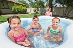 Opblaasbare spullen voor kinderen Bestway Big Lagoon Opblaasbaar Familiezwembad 2,62 m x 1,57 m x 46 cm Bestway 5