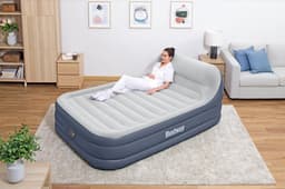 Luchtbed Bestway Tritech SleekFlow Queen Luchtmatras met Hoofdbord en Ingebouwde AC-Pomp 2,26 m x 1,52 m x 84 cm Bestway 3
