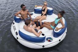Opblaasbare strandartikelen Hydro Force Lazy Dayz Opblaasbaar Party Eiland voor 4 Personen Bestway 2