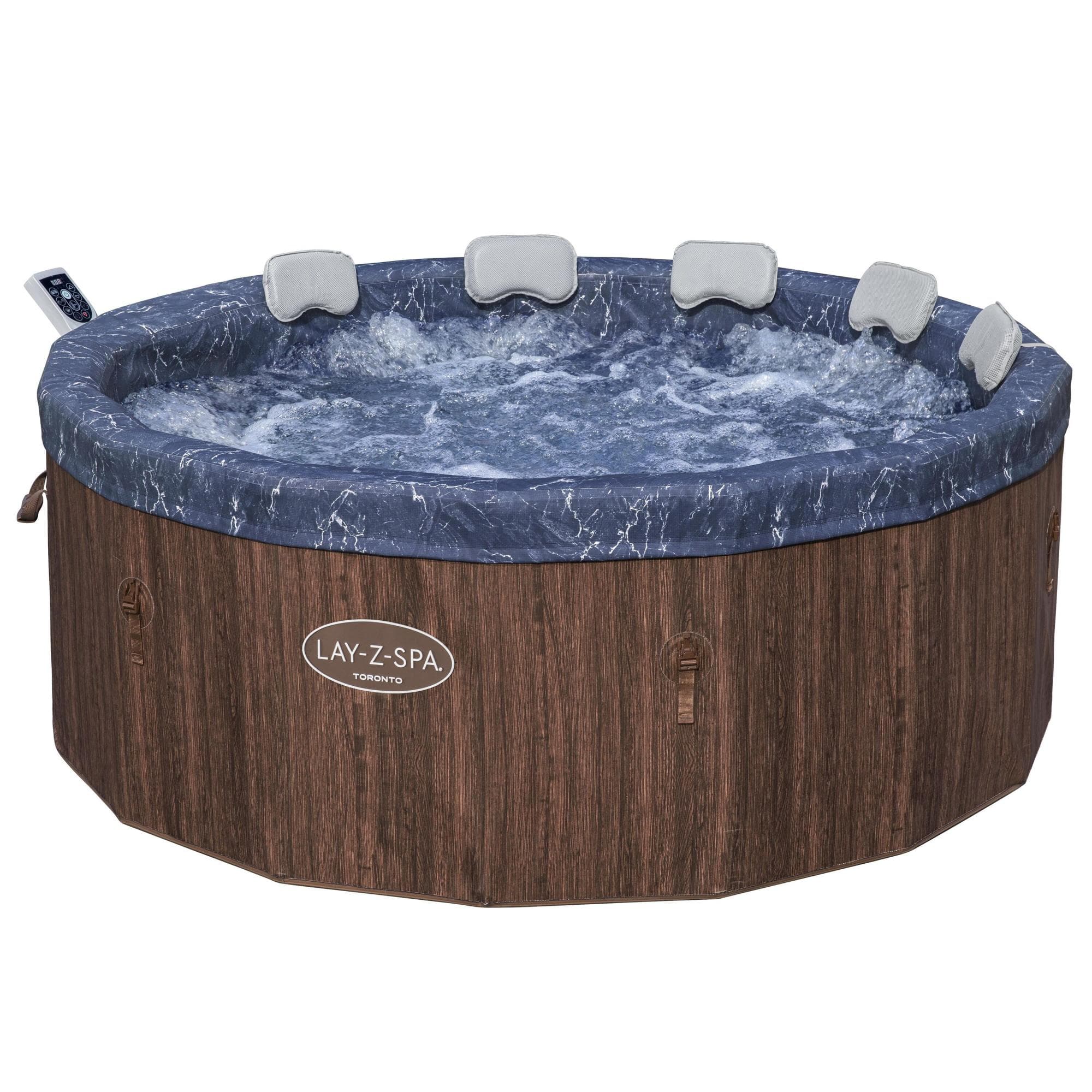 Opblaasbare bubbelbaden Lay-Z Spa Lay-Z-Spa Toronto Energy-Efficient Smart AirJet Spa met App Bediening 5-7 Personen Bestway 1