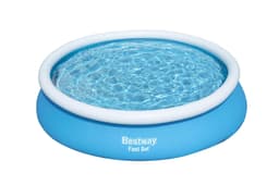 Bovengronds zwembad Fast Set bovengrondse ronde opblaasbare set van 366x76 cm blauw Bestway 1